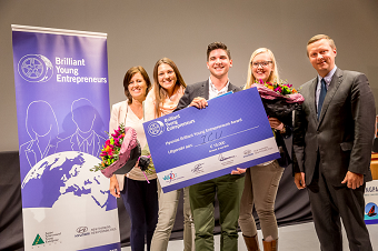 Studenten winnen € 15.000 en Hyundai Brilliant Young Entrepreneurs Award voor doorstart van hun Vlajo SBP